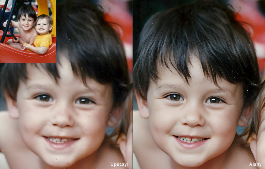  Real-ESRGAN image upscaler vs Aiarty Image Enhancer