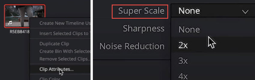 Ai Video Upscaler Davinci Resolve Superscale