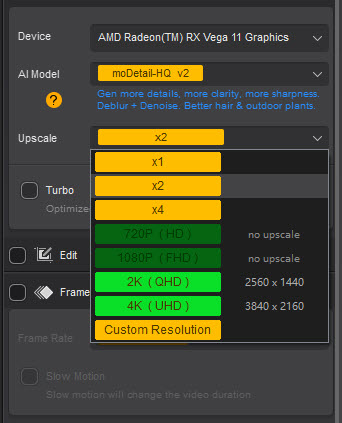 how to make video less pixelated