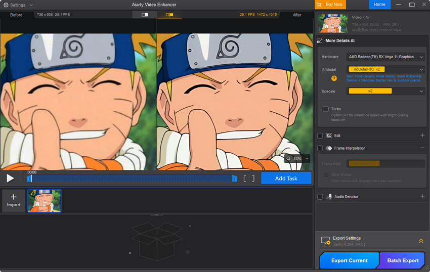 how to upscale anime to 4K