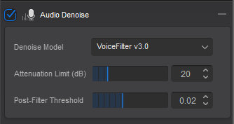 Aiarty video enhancer audio denoise