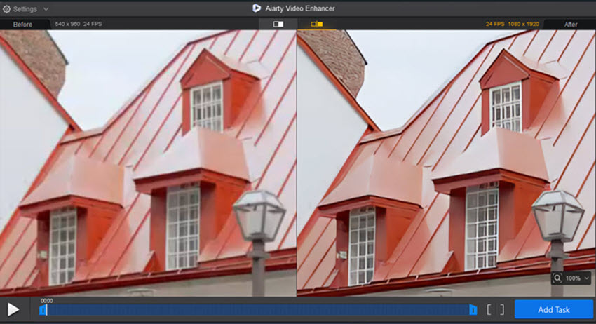 Aiarty Video Enhancer Upscale Video Architecture Footage