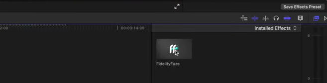 Apply FidelityFuze effect
