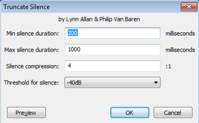 Truncate Silence Audacity