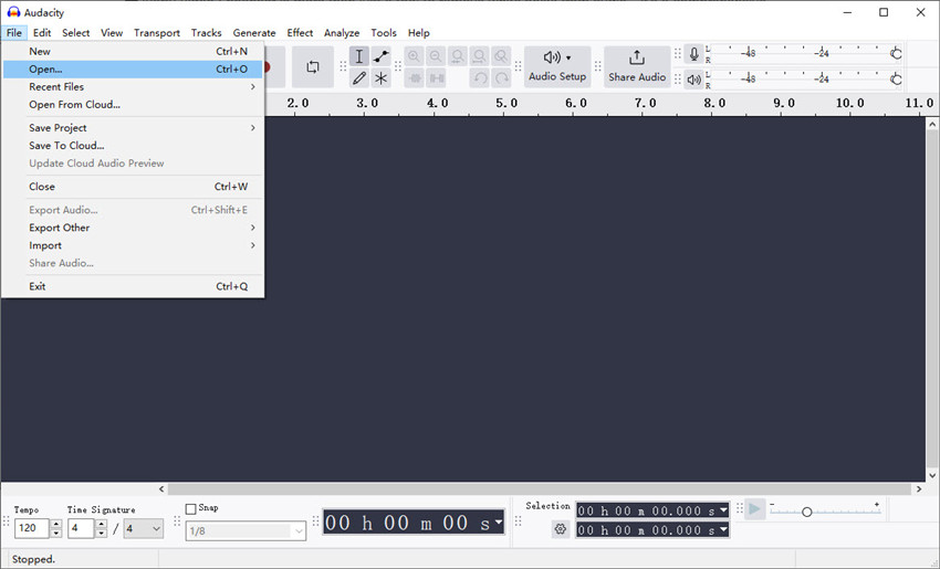 adjust audio denoise settings for echo removal