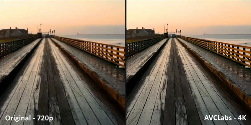 AVCLabs Video Enhancer AI 4K Upscaling