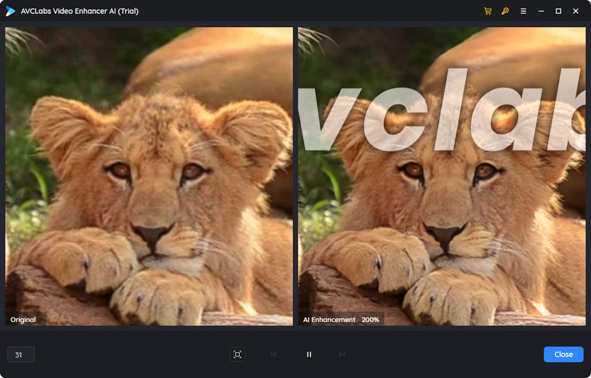 Cheaper Topaz Video AI alternative - AVClabs Video Enhancer AI