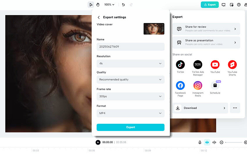 how to upscale in Capcut online free