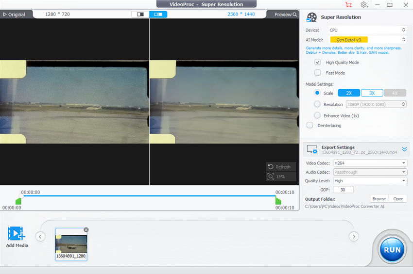 Denoise video with Premiere Pro alternative