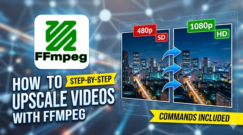 How to upscale videos with FFmpeg commands
