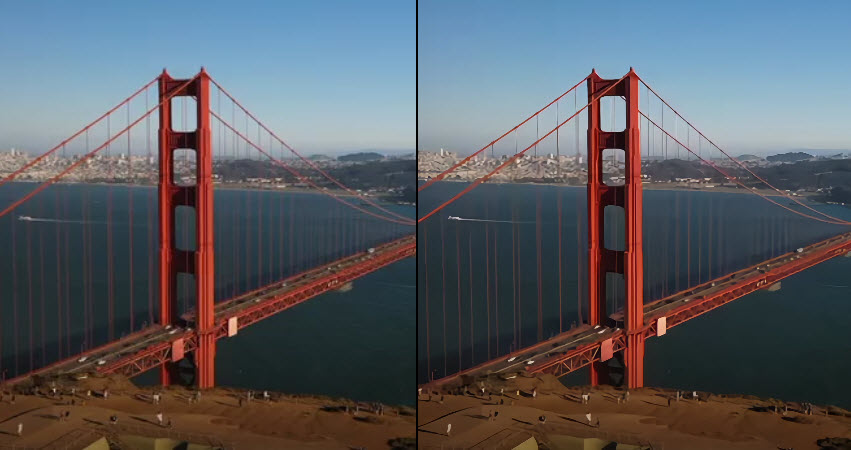 video sharpening quality online