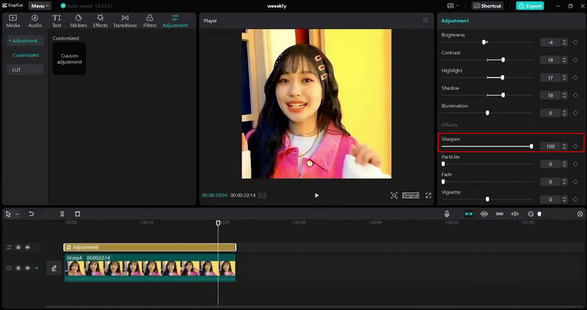 Use Sharpen and Color Filters Wisely