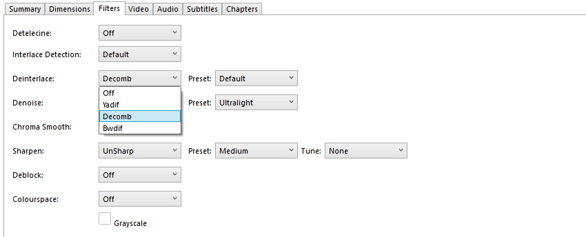  Enable High-Quality Filtering and Deinterlacing 