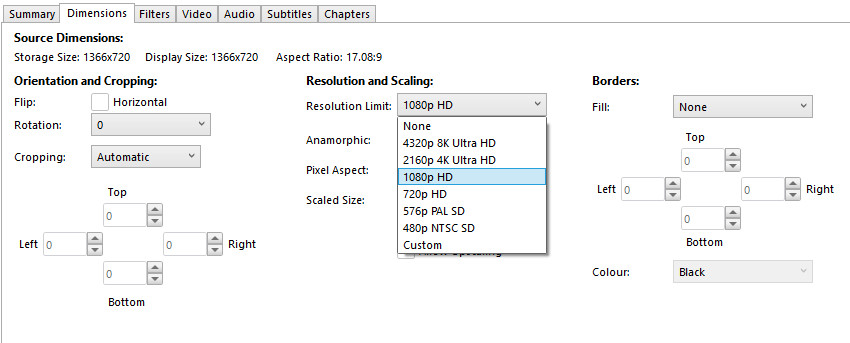 Keep Original Resolution 