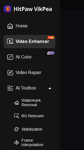 HitPaw Video Enhancer tools