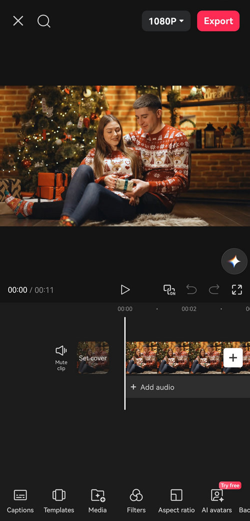 Import video to CapCut