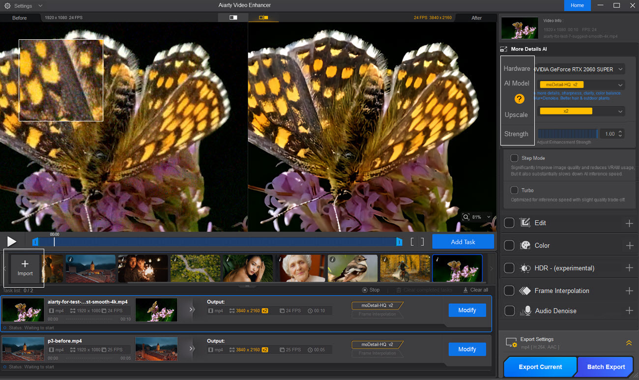 load and detect images