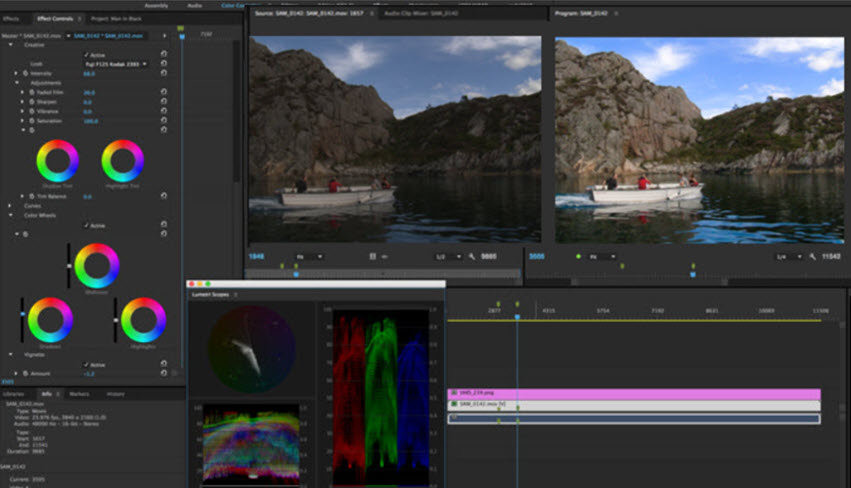 Lumetri Color Panel in Premiere Pro