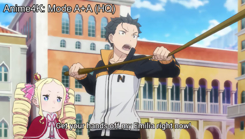Anime4K upscales anime in MPV
