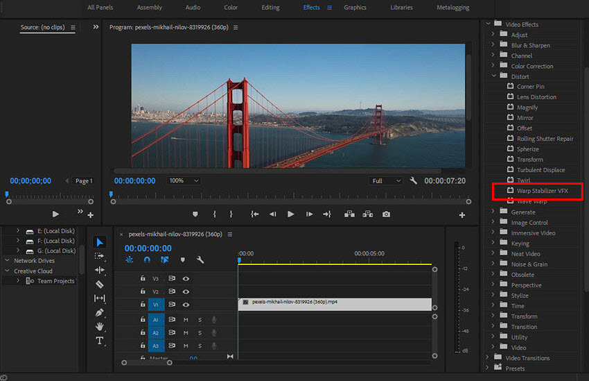 how to enhance video quality in Premiere Pro