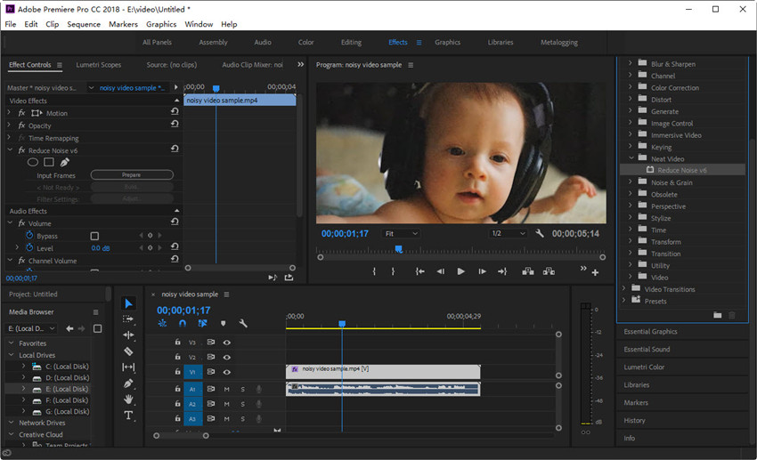 how to use Neat Video to reduce noise