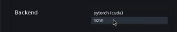 Select Backend