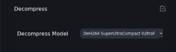 Enable Decompress in REAL Video Enhancer