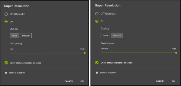 RTX Video Super Resolution