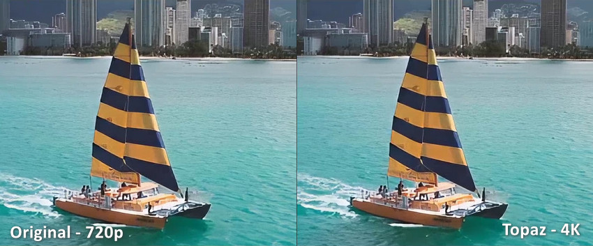 Topaz Video AI 4K Upscaling