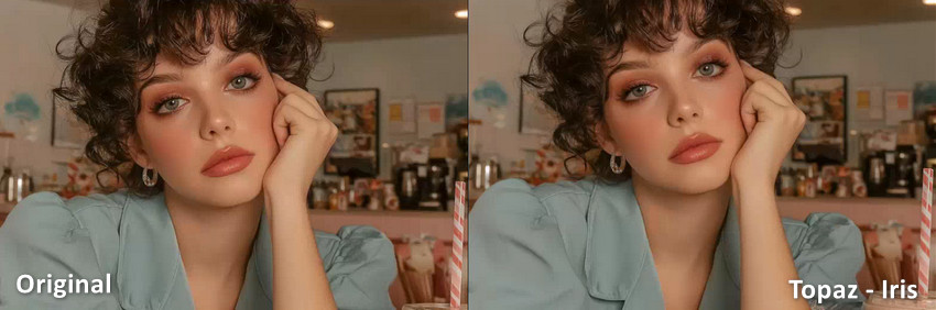 Topaz Video AI Iris Face Enhancement