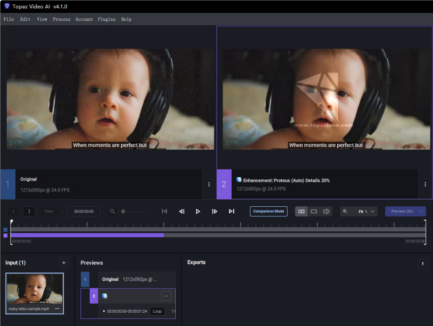 restore old videos to HD