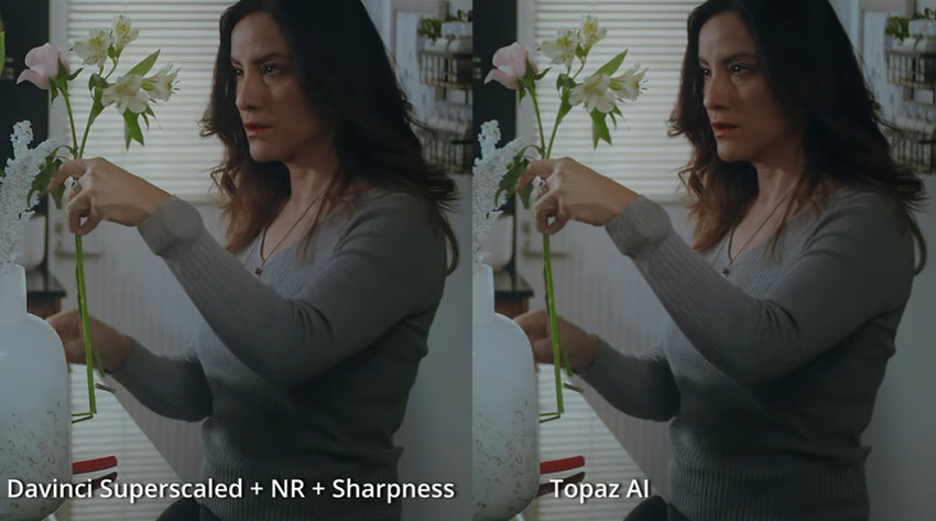 Topaz Video vs Davinci Resolve Superscale