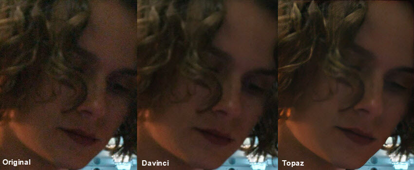 Topaz Video vs Davinci Resolve denoise