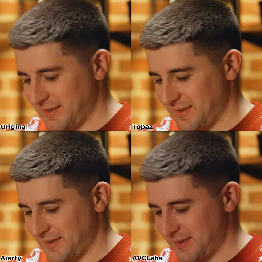 Compare AI video upscalers output quality