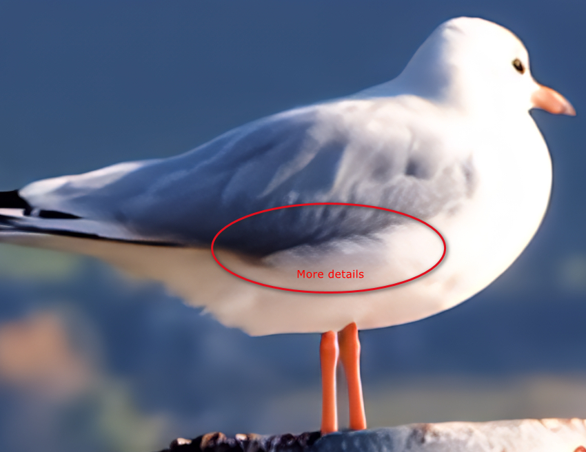 After upscaling