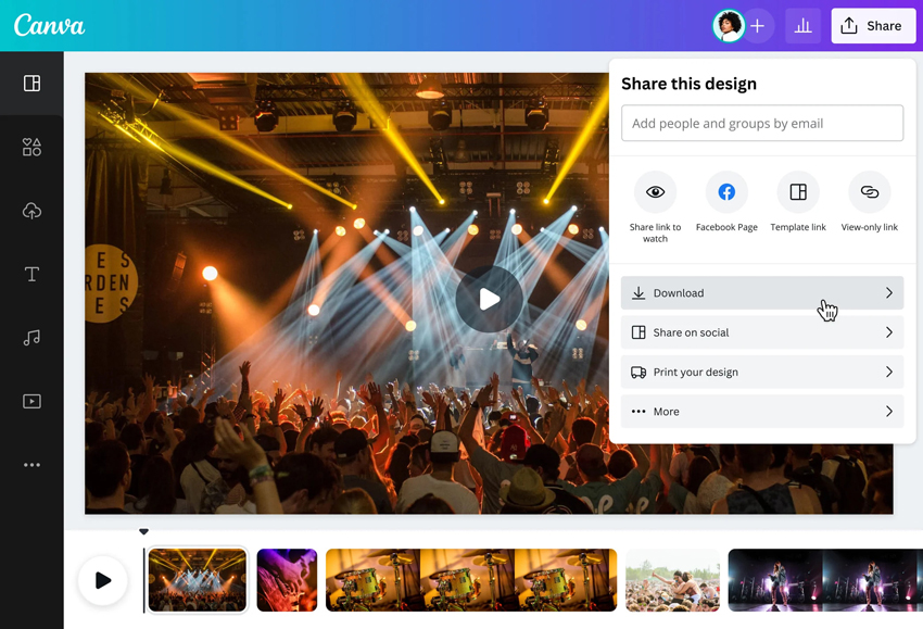 Best video quality enhancer - Canva AI Video Enhancer