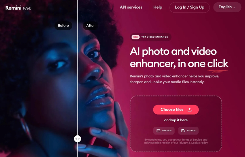 Best video quality enhancer - Remini AI