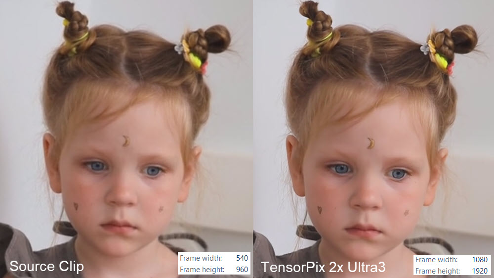 Video Upscaler Test Tensorpix Portrait