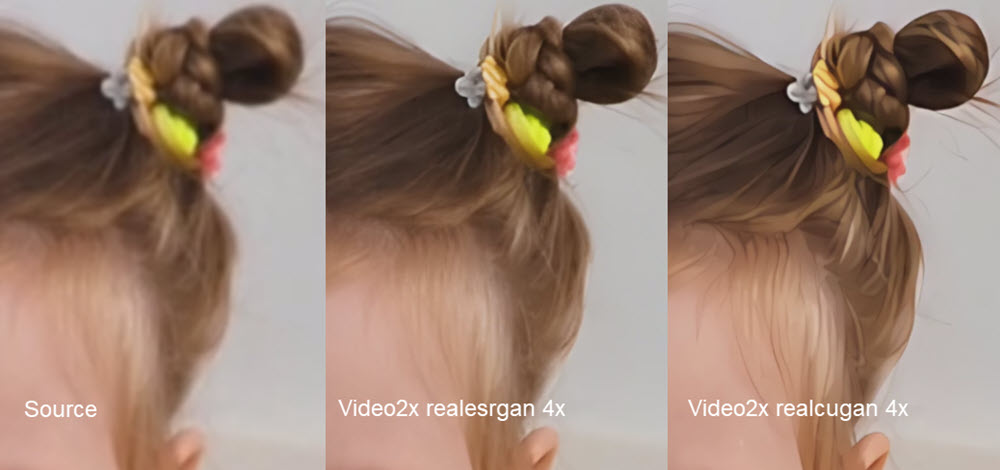 Video Upscaler Test Video2x Results Closeup