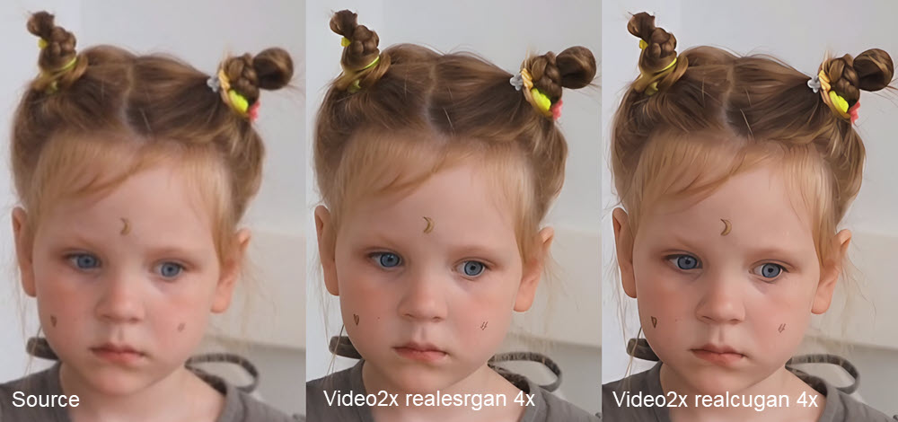 Video Upscaler Test Video2x Results