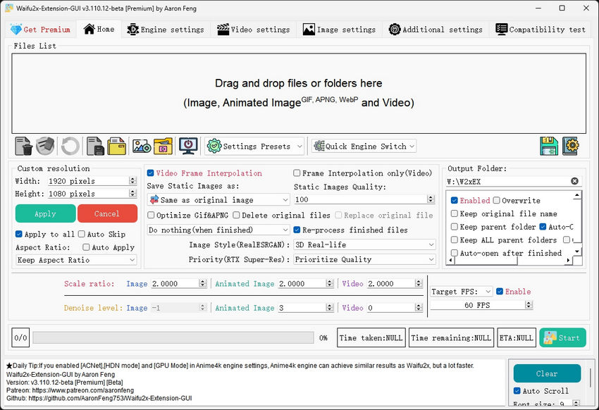 Open source video upscaler/enhancer - Waifu2x Extension GUI