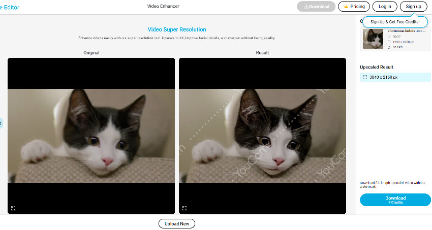 how to unpixelate a video on iphone/online