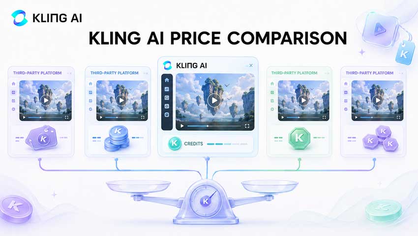 Kling AI price comparison across direct and third-party platforms