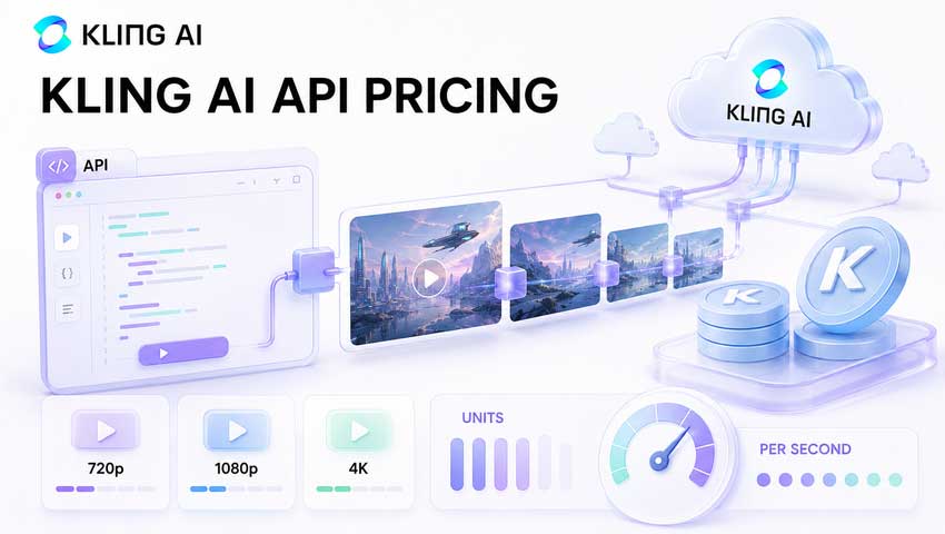 Kling AI API pricing by units, seconds, and resolution