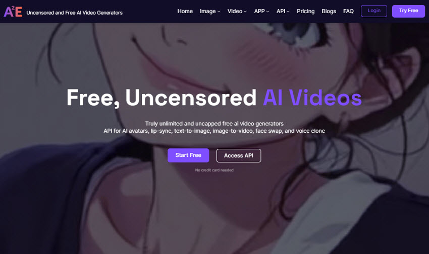 What is A2E AI uncensored generator