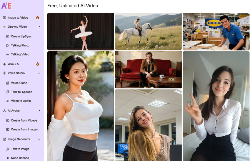 a2e uncensored ai video generator