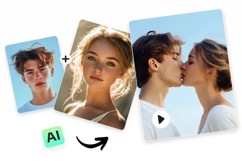 AI Kissing Video