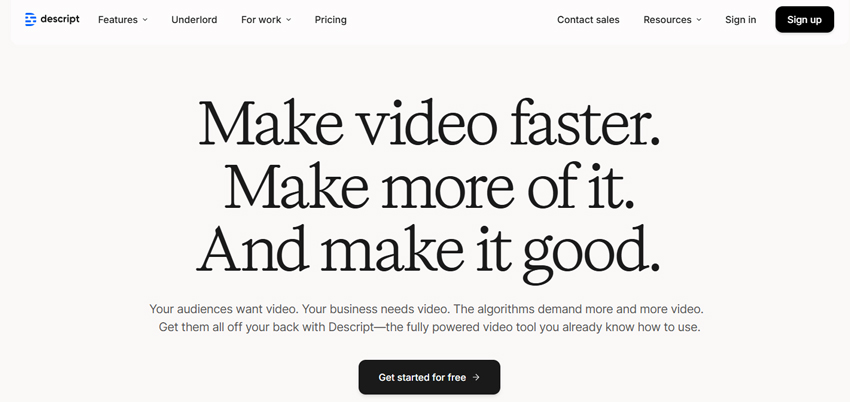 AI video generator