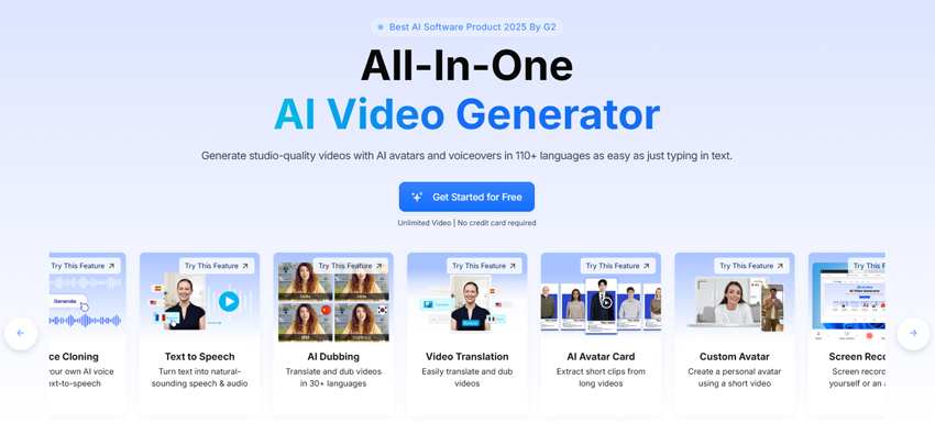 AI video generator