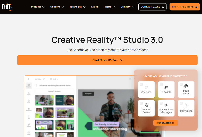 D-ID Creative Reality
